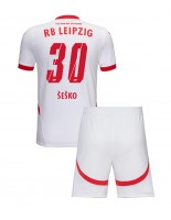 RB Leipzig Benjamin Sesko #30 Hjemmedraktsett Barn 2024-25 Korte ermer (+ bukser)